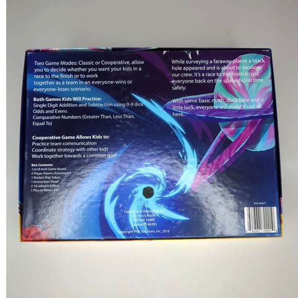 LEARNING RESOURCES Math Skills SUMS in SPACE Addition and Subtraction Game - Picture 2 of 3